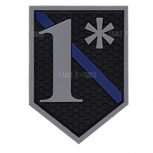 Patch Emborrachado One Ass To Risk 1 C/ Velcro