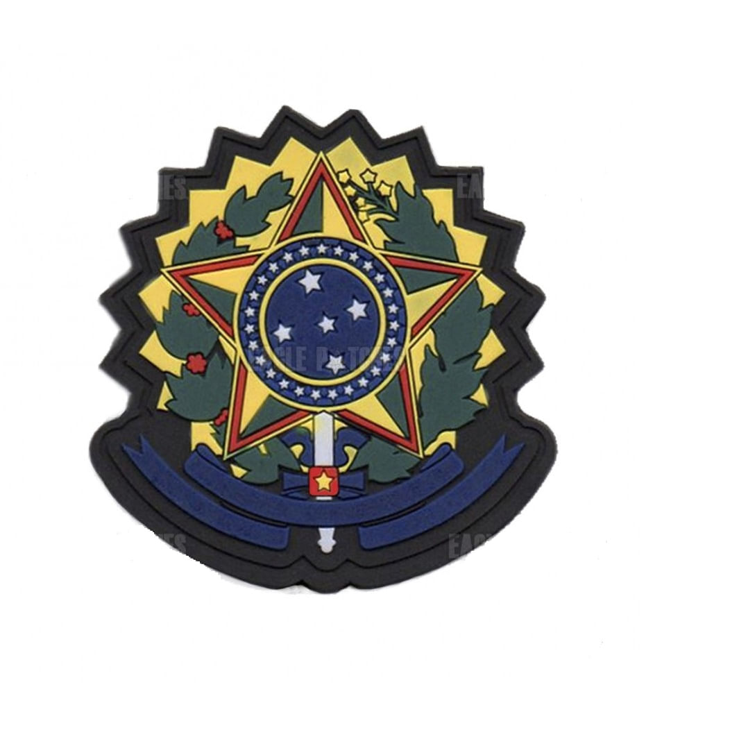 Patch emborrachado Bandeira do Brasil v2.0 Insignia Distintivo