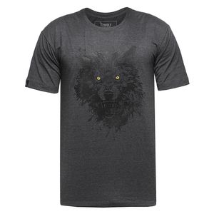 Camiseta Ataque do Lobo Estonado Preto