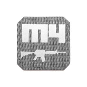 Patch Wolf Attack M4 em Cordura - Cinza