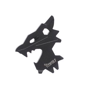 Chaveiro Multifuncional Fear The Wolf Preto Outlet - 376