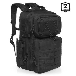 Mochila Militar Wolf Attack M4 Preta Cordura 1000d Zíper Ykk®
