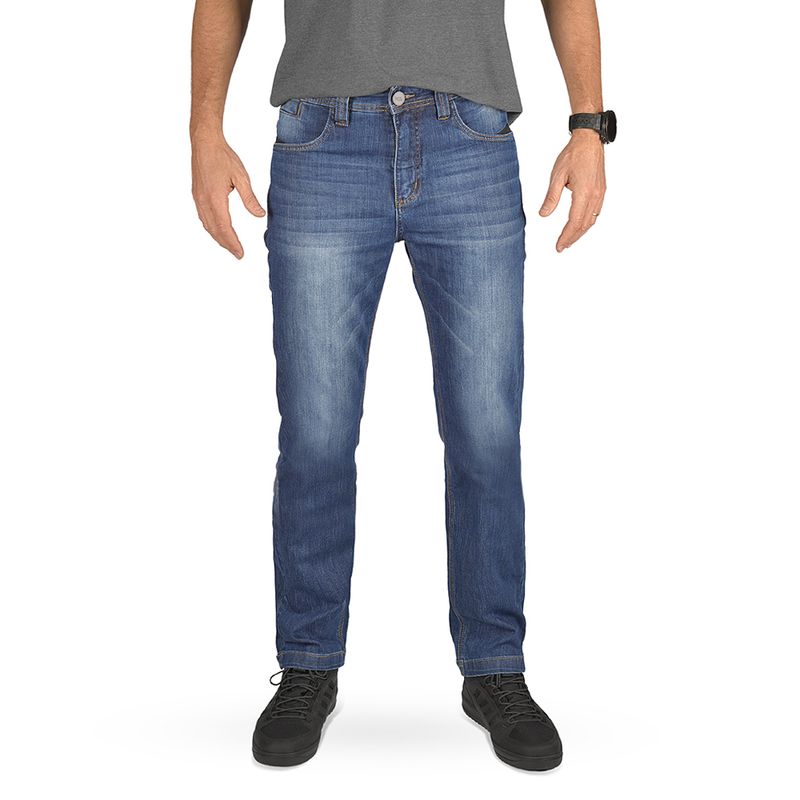 Calça Jeans Wolf Triple Invisible Azul Estonado Cordura® - Wolf