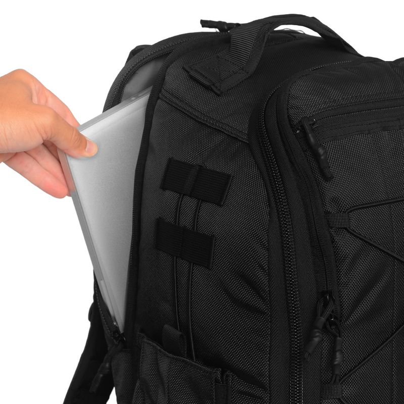 Mochila Wolf Attack Grayman Full Black - Ballistic Nylon Zíper Ykk